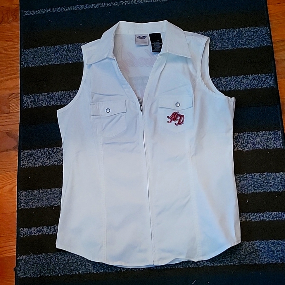 Harley Davidson cotton vest, Womens Large